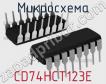 Микросхема CD74HCT123E фото