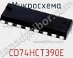 Микросхема CD74HCT390E фото