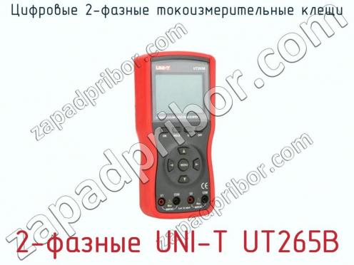 Цифровые 2-фазные токоизмерительные клещи 2-фазные UNI-T UT265B фото 2