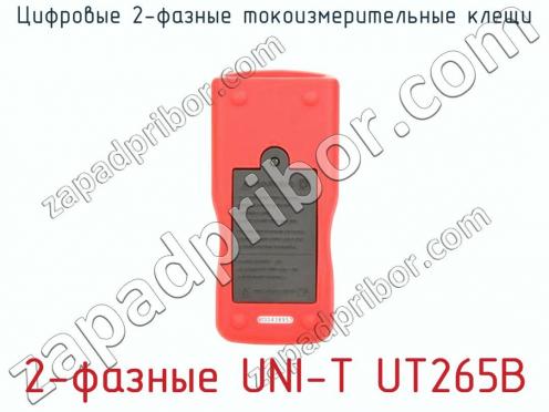 Цифровые 2-фазные токоизмерительные клещи 2-фазные UNI-T UT265B фото 3