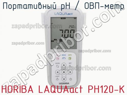 Horiba laquaact ph120-k портативный рн / овп-метр фото 2