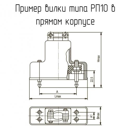 РП10-30ЛП-О вилка фото 2