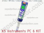 Xs instruments pc 6 kit ph-метр / овп-метр / кондуктометр / tds-метр / солемер ручной фото 1