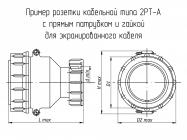 2РТ16П1ЭШ3-А розетка кабельная фото 1