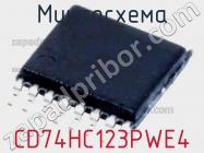 Микросхема CD74HC123PWE4 фото 1