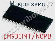 Микросхема LM93CIMT/NOPB фото 1