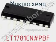 Микросхема LT1781CN#PBF фото 1