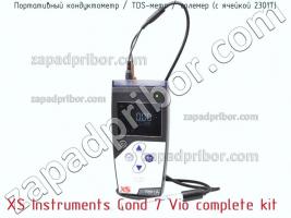 Xs instruments cond 7 vio complete kit портативный кондуктометр / tds-метр / солемер (с ячейкой 2301t) фото 2