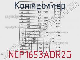 Контроллер NCP1653ADR2G фото 3